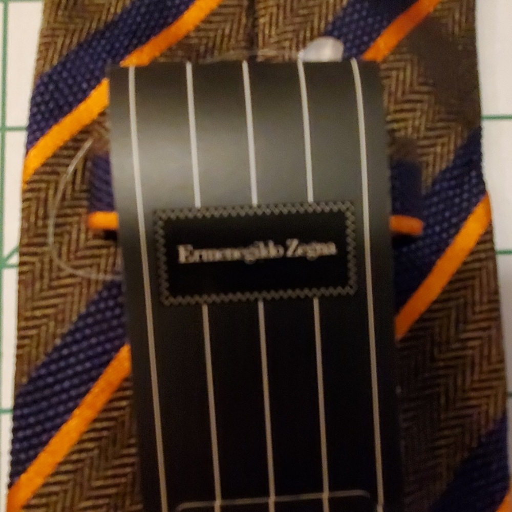 Ermenegildo Zegna Tie New With Tags